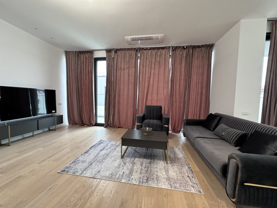 Penthouse de închiriat în WIN Herăstrău | 5 cam | Terasă panoramică | 2 locuri 