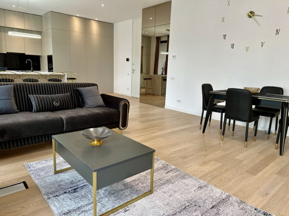 Penthouse de închiriat în WIN Herăstrău | 5 cam | Terasă panoramică | 2 locuri 
