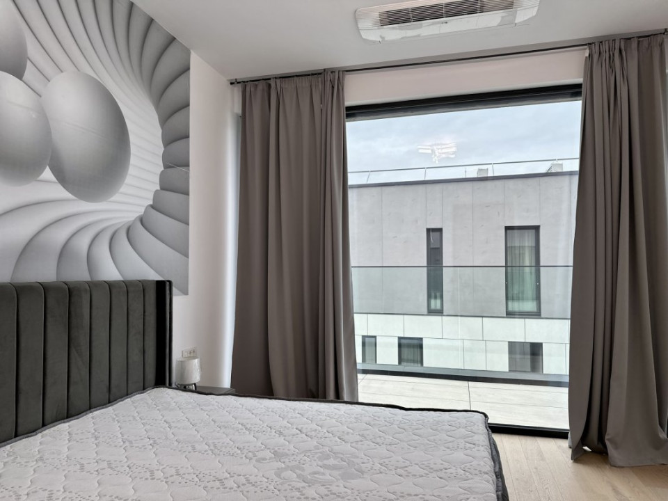 Penthouse de închiriat în WIN Herăstrău | 5 cam | Terasă panoramică | 2 locuri 