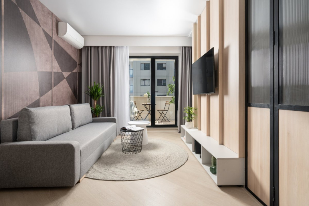 Cortina North Pipera Ready to move by Urbanesq | Smart 1BR & Parking  TVA INCLUS