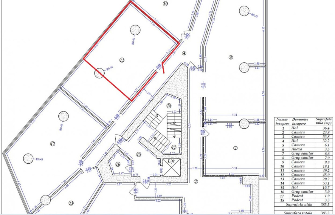 Spatiu de birouri | Vitan Center | Utilitati incluse | 33mp