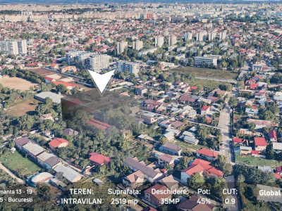 Teren 2519 MP - Deschidere 34 MP •  Sector 5 - Salaj •  Documentatie Verificata