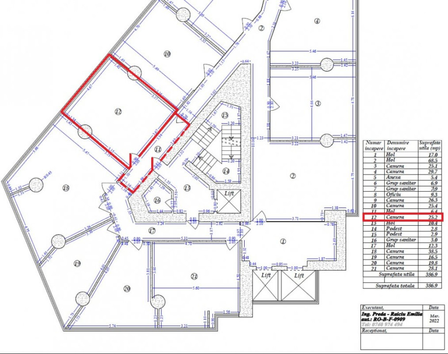 Spatiu de birouri | Vitan Center | Utilitati incluse