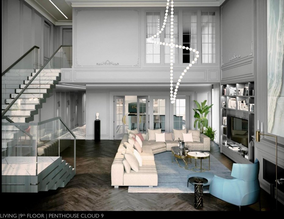 Cloud9 Residence | PENTHOUSE RAFINAT 800 mp cu 4 locuri parcare |