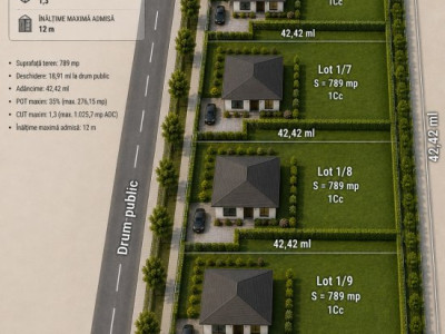 Lot teren constructii in Pantelimon. Utilitati, asfalt si vecinatati bune