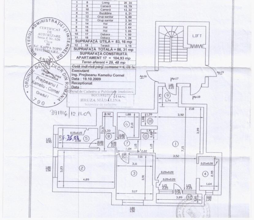 De vanzare apt 3 camere, spatios si luminos, in Prelungirea Ghencea 285