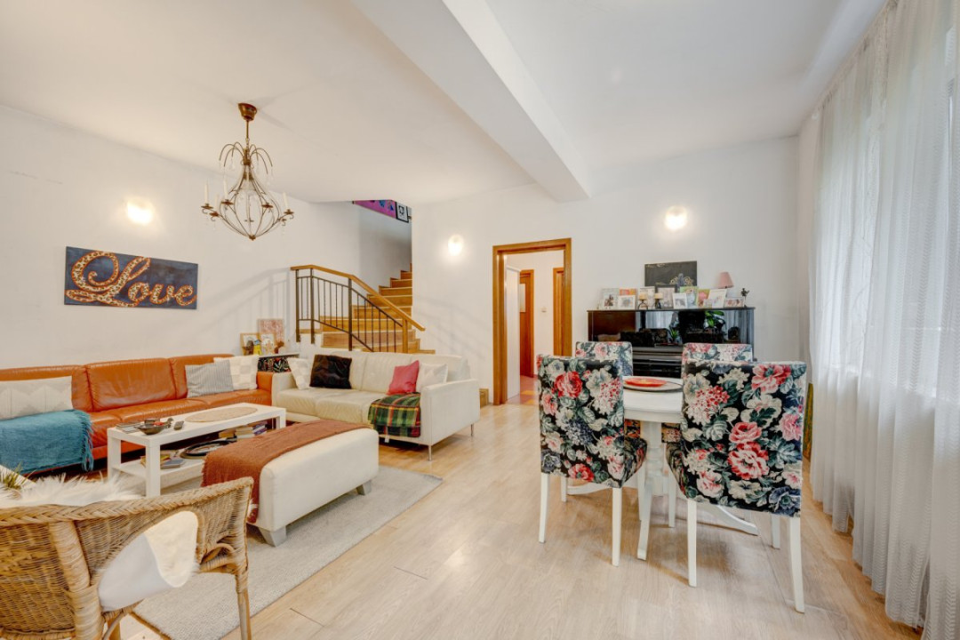 Vilă 5 camere 157mp utili 282mp teren-Parc Bazilescu-10 min metrou-Comis. 0% 