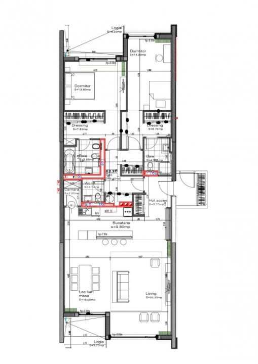 3 camere | 3 băi | Ambiance Residence| Băneasa | Parcare subterană | 0% comision