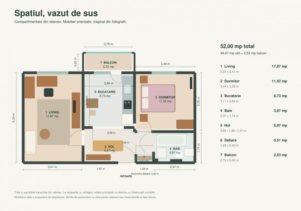 2 camere decomandate | Etaj 2/4 | 7min Metrou Piata Sudului, Sun Plaza