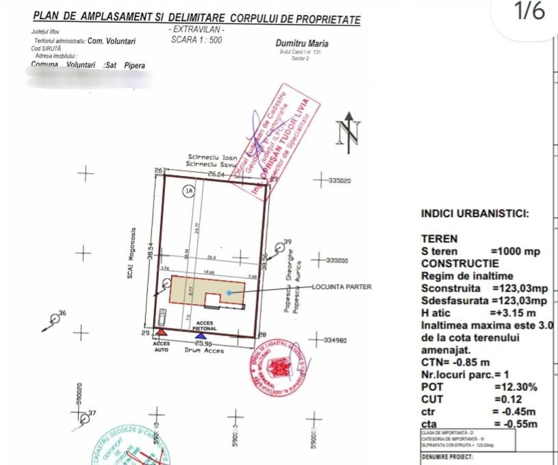 Terenul ideal pentru casa în Pipera sau investitie spre dezvoltare