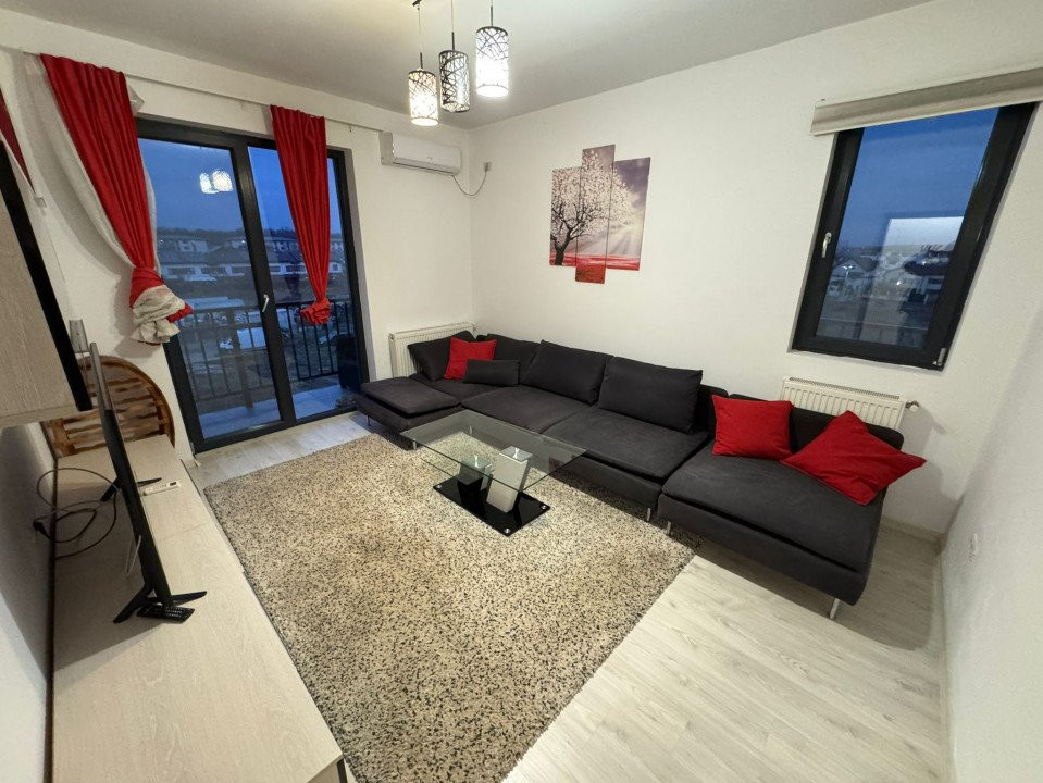 Ap. 2 camere lux mobilat Militari Residence