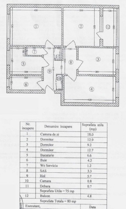 Apartament 4 camere in Ozana pentru familii fericite