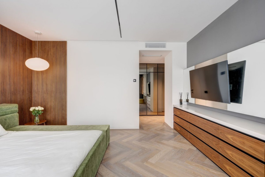 Apartament 4 camere, 182 mp, terasă 25mp, 4 băi, Pines Residence, lângă Stejarii