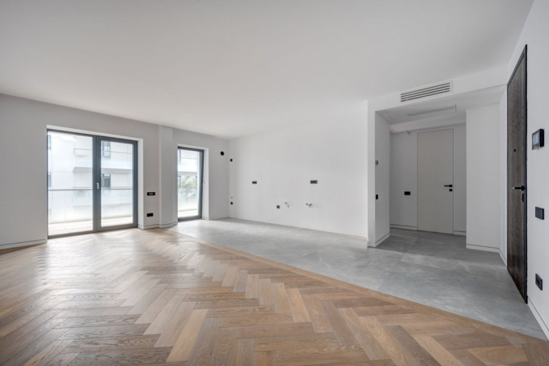 2 camere spațios, 84 mp total, terasă 23 mp | Finisaje premium – Pines Residence
