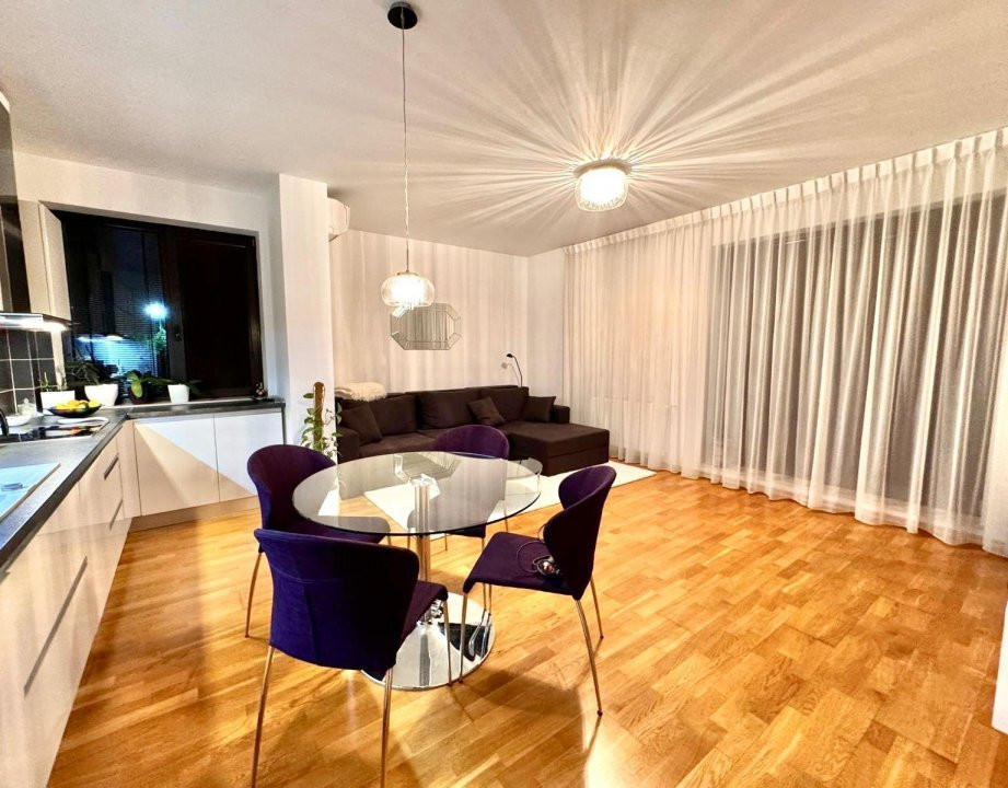  De vânzare 2 camere impecabil, terasa 7 mp - Perla Residence Pipera