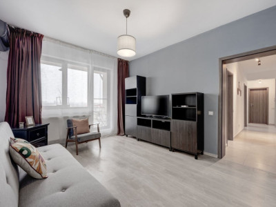 Apartament complet mobilat si utilat - decomandat - loc de parcare suprateran 