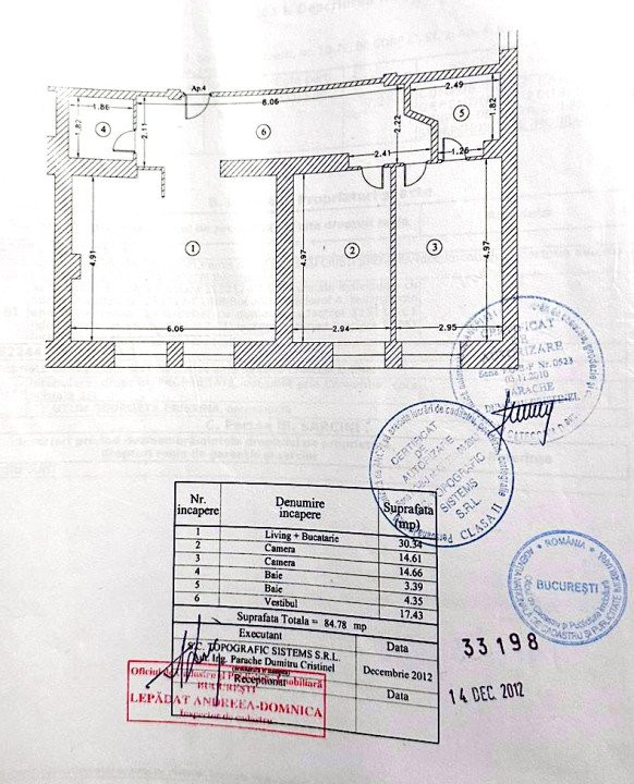 Apartament 3 camere cu loc de parcare de vanzare RIN Grand Residence