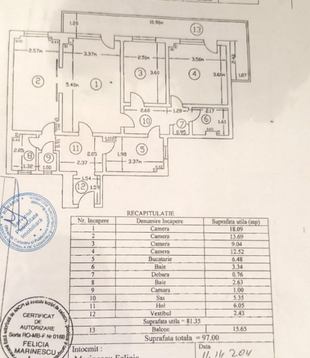 Lacul Tei in plan secund, apartament luminos si spatios