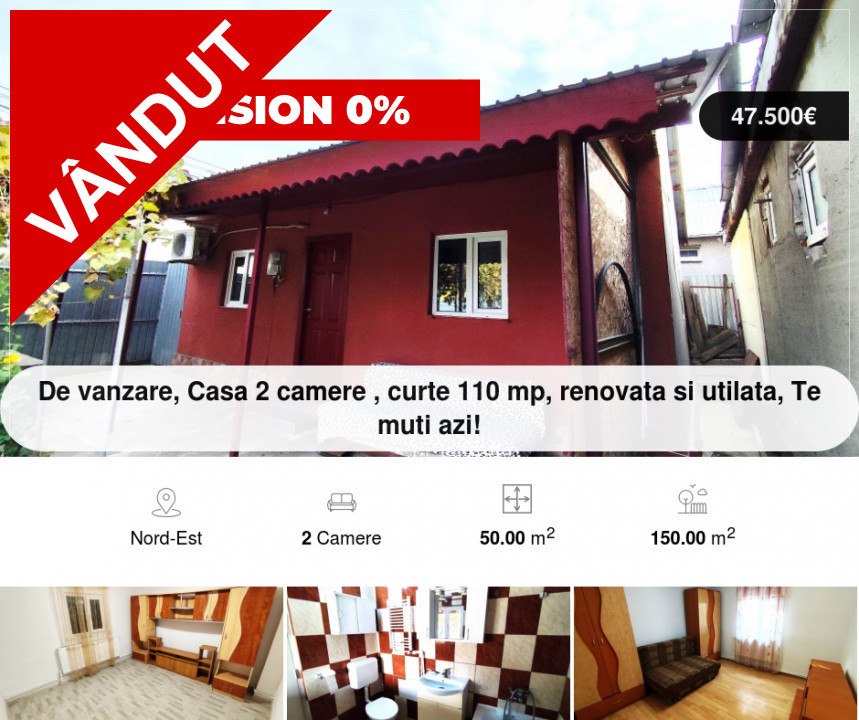  Casa cu teren de  158 mp in Com. Pantelimon, renovata - La pret de garsoniera !