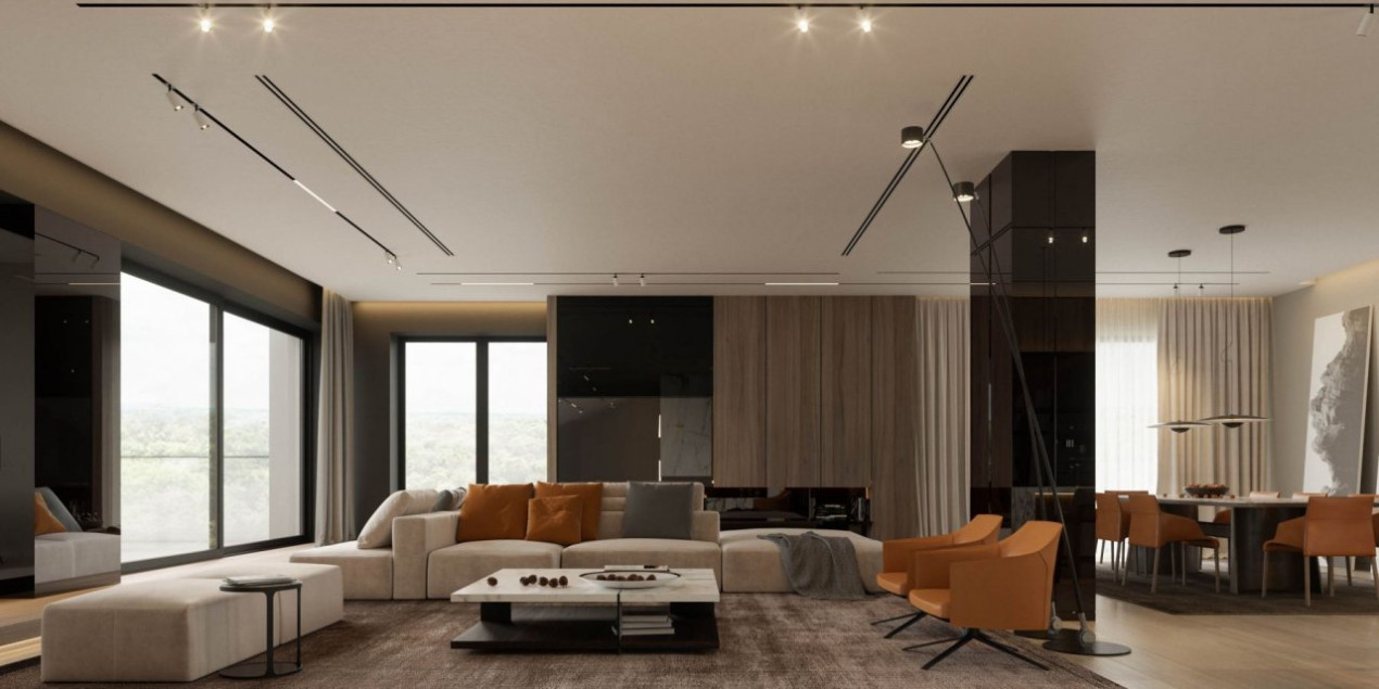 Penthouse 5 camere, lux, 358mp, terasă 84 mp, living spectaculos, lângă Stejarii