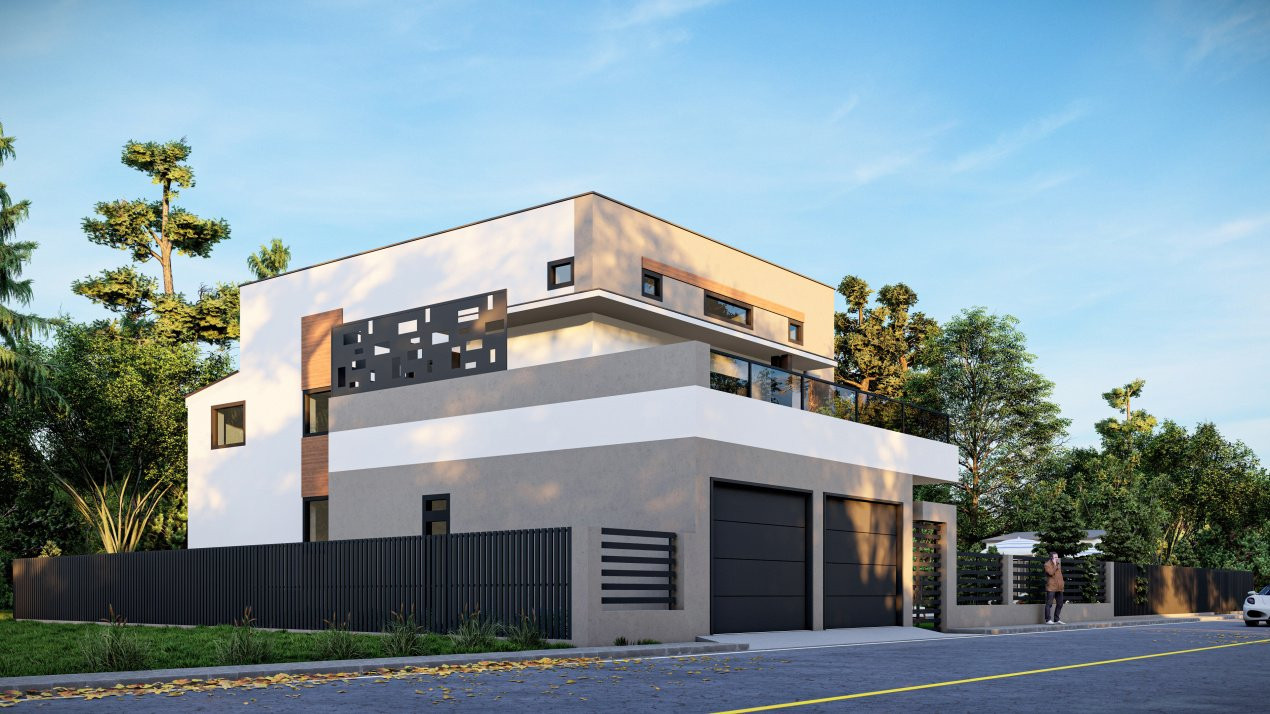 Casa foarte spectaculoasa 300mp | Teren 900mp | Finisaje la alegere | Balotesti