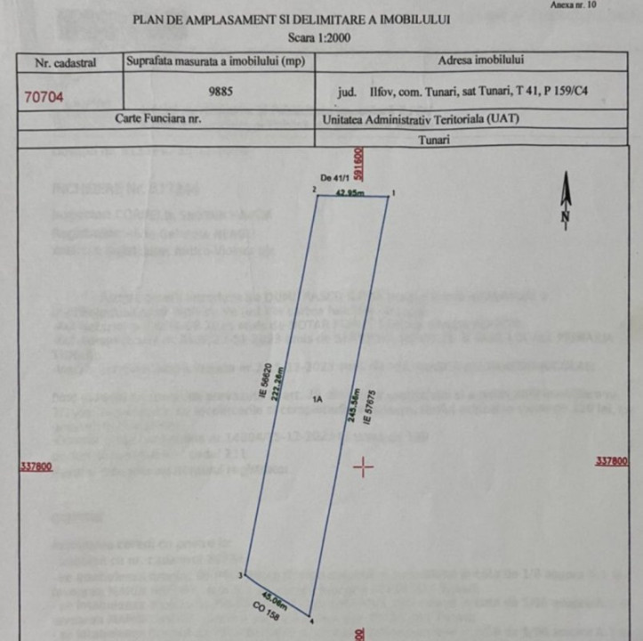 TUNARI Lot 9885 MP 