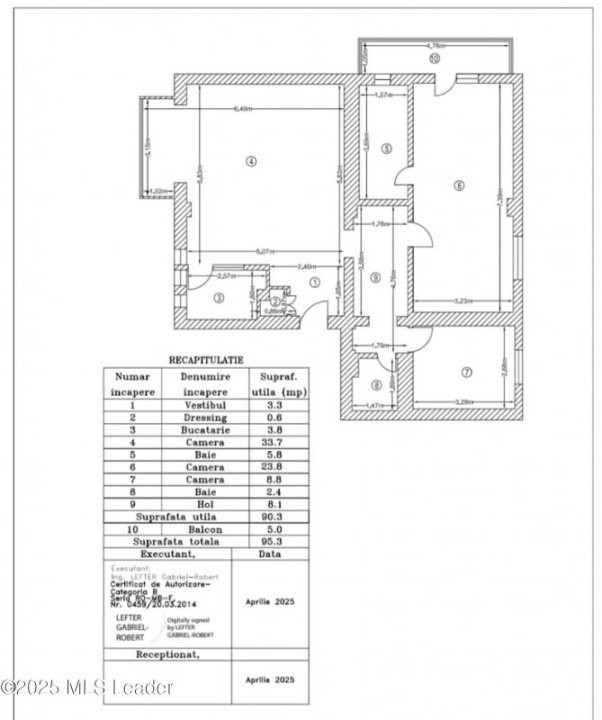 Apartament 3 camere 95 mp in Aviatiei