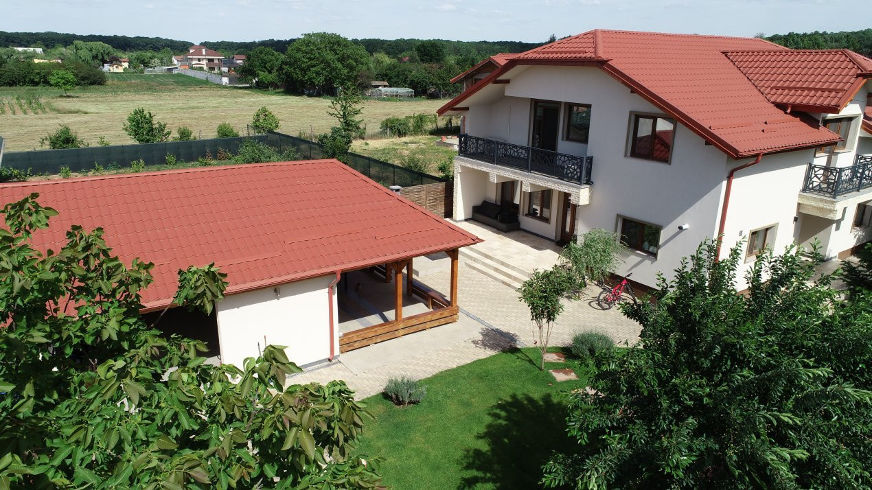  Vila Modernă 6 Camere - Grădină Spațioasă în Snagov