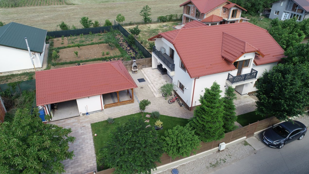  Vila Modernă 6 Camere - Grădină Spațioasă în Snagov
