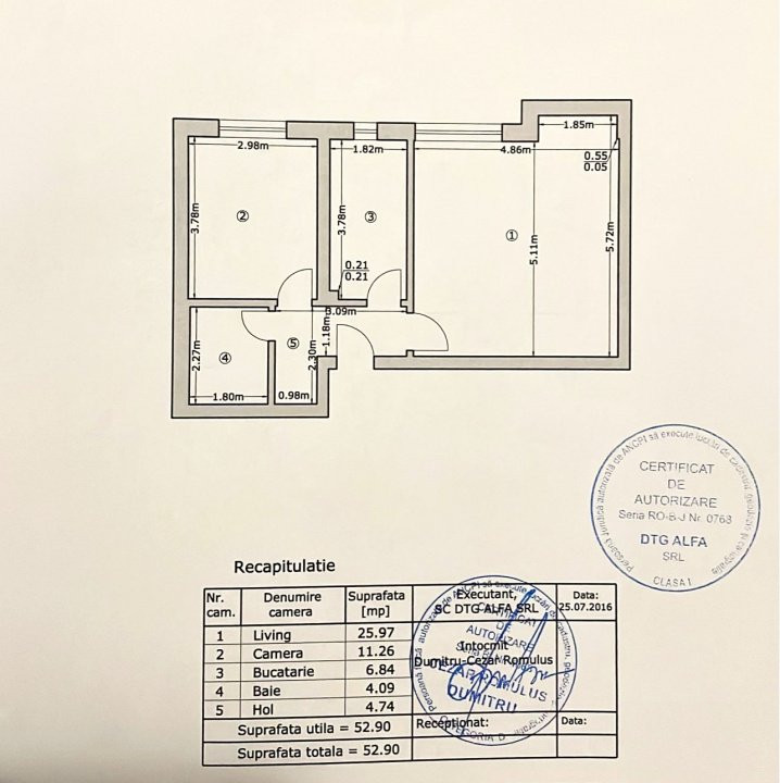 Sos.Oltenitei 2 camere,decomandat,mobilat-utilat,53 mp,Romprim 5 min